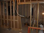 Framing walls and wiring this awesome basement
