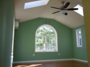 View of new skylights and arched ceiling by Drumm Design Remodel