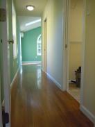 View from hallway into newly refinished room upstairs