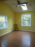 View of bright new interior in new upstairs addition