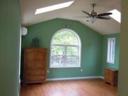 Wider view of new addition with furnishings