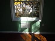 Fire Escape built into wall with easy access door