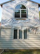 New arched window installed