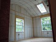 New bedroom insulation being installed
