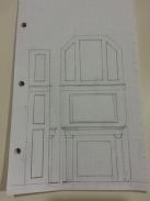 The original concept sketch by Drumm Design Remodel