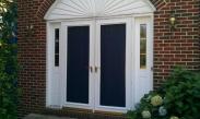 The door before Drumm Design Remodel was rotting and deteriorating