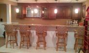 The updated bar by Drumm Design Remodel