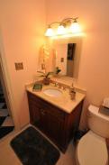 The owners were so pleased with their master bathroom that they had Drumm Design Remodel remodel their powder room too