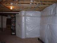 The basement was still in a builder grade state