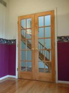 Drumm Design Remodel Tip: French doors are a great way to let in light, but maintain quiet and privacy in a home office