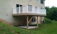 After calling Drumm Design Remodel this family had a deck that was safe, sturdy and maintenance free