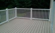 Another view of this new maintenance free deck