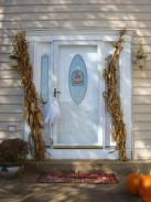 The door before Drumm Design Remodel was leaking and causing interior damage to the home
