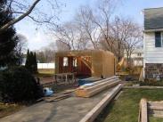 Plywood going up on the exterior