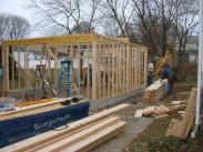 The shape of this garage is starting to come together