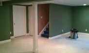Beams were boxed in and doors hide storage areas
