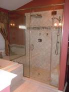 A great view of the wet bed shower floor by Drumm Design Remodel