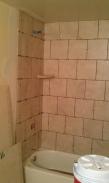 The new tile by Drumm Design Remodel, ready for grouting