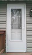 The homeowner's storm door after Drumm Design Remodel