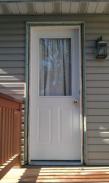 After Drumm Design Remodel removed the old storm door