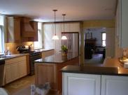 A view of this entire kitchen showing off the handcrafted quality