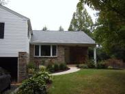 Before a traditional split-level with a lack of space