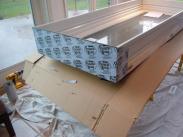 The new door to ready for installation by Drumm Design Remodel