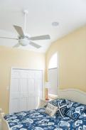 New custom closets, trim work and windows make this room clean, efficient and bright