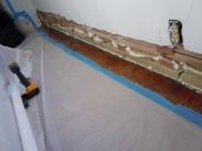 Drumm Design remodel seals gaps in walls to make sure home is energy efficient