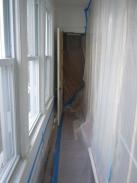 Vapor barrier protects homeowners from exposure to lead paint particles in air