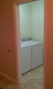 View of the washer and dryer